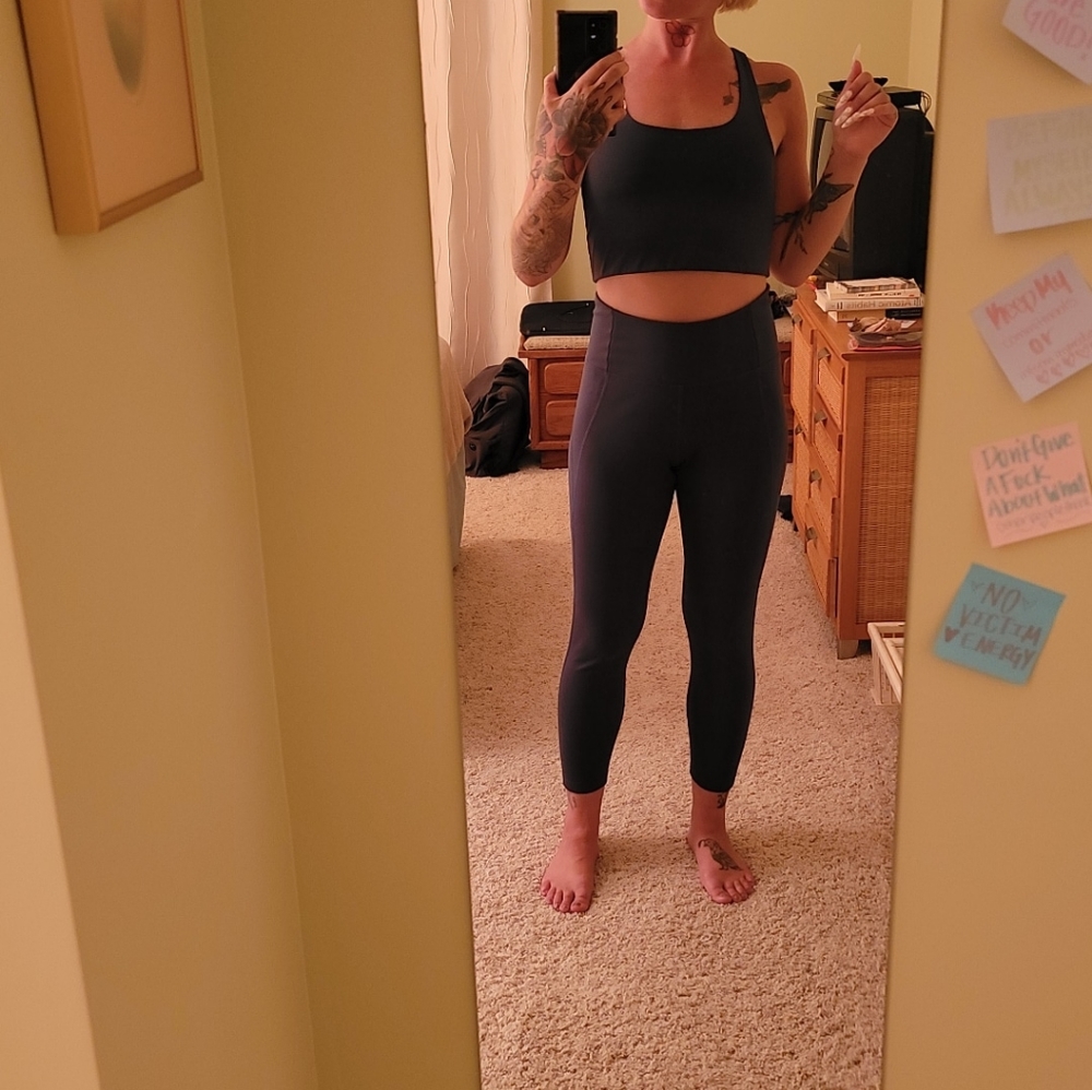 Girlfriend Collective Compressive Legging in Moss